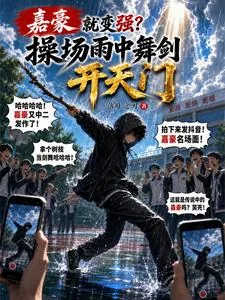 《嘉豪就变强？操场雨中舞剑开天门》小说封面